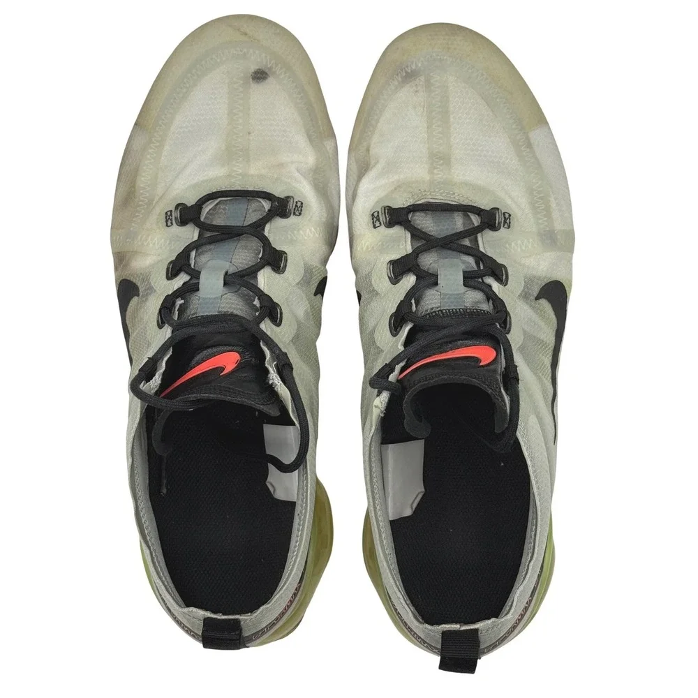 Nike Air VaporMax 2019‎ AR6631-007 Men's Size 12 Grey Volt Crimson Running Shoes